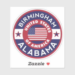 Sticker Alabama, BIRMINGHAM