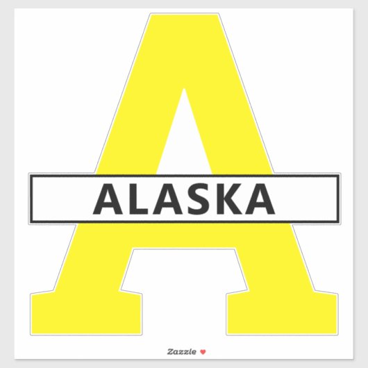 Sticker Alaska (Feuille)