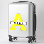 Sticker Alaska (Sur valise)
