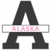 Sticker Alaska (Devant)