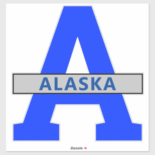 Sticker Alaska (Feuille)