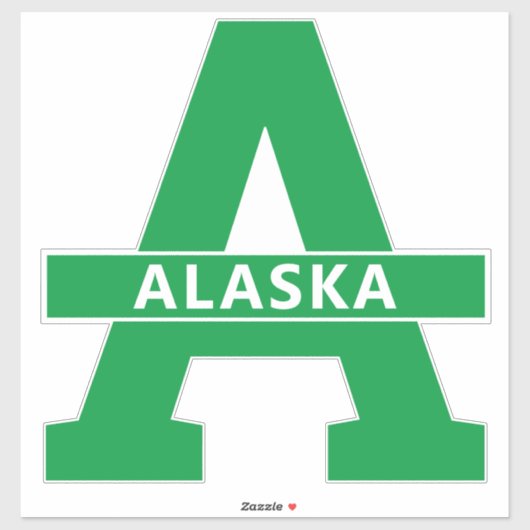 Sticker Alaska (Feuille)