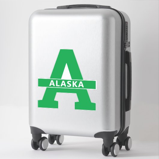 Sticker Alaska (Sur valise)
