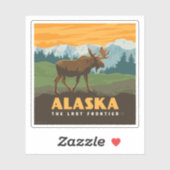 Sticker Alaska | Oie frontière (Feuille)