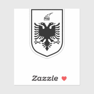 Sticker Albanian National Coat of Arms Heritage Ink