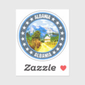 Sticker Albanie (Feuille)