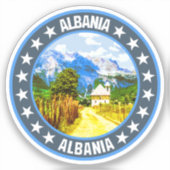 Sticker Albanie (Recto)