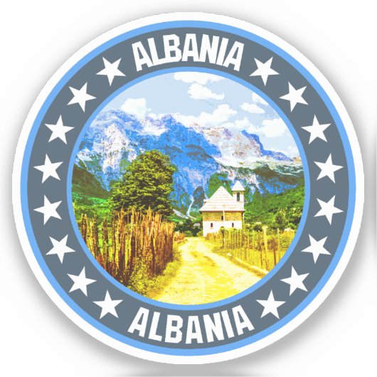 Sticker Albanie (Recto)
