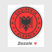 Sticker Albanie, Shqiperia (Feuille)