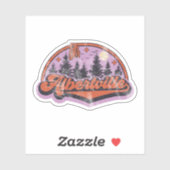 Sticker Albertville, Alabama (Feuille)