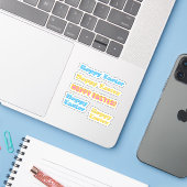 Sticker Album Scrapbooking Joyeuses Pâques (Ordinateur portable avec iPhone)