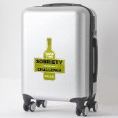 Sticker Alcohol Free And Sober (Sur valise)