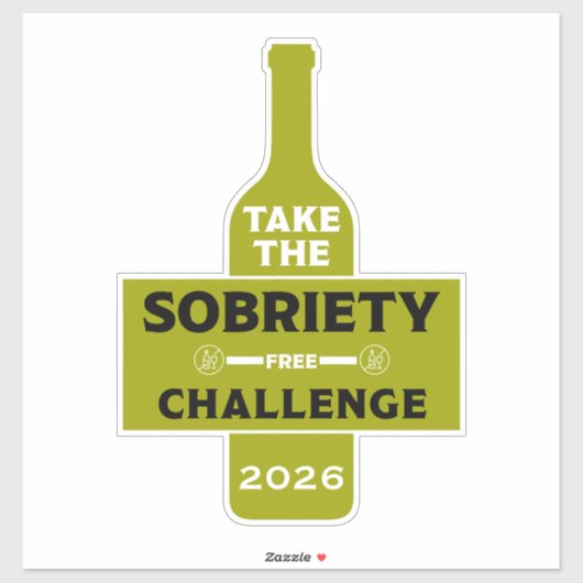 Sticker Alcohol Free And Sober (Feuille)