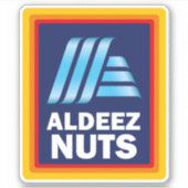 STICKER ALDEEZ NUTS (Devant)