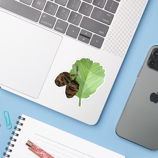 Sticker Alder (Ordinateur portable avec iPhone)