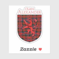 Alexander Tartan Scottish Plaid Lion Rampant