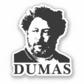 Sticker Alexandre Dumas (Recto)