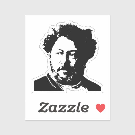 Sticker Alexandre Dumas (Feuille)