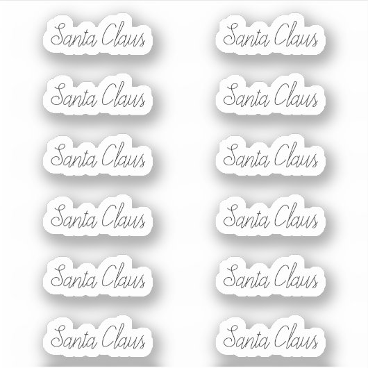 Sticker Alexandrea Kiss-Cut Santa Claus (Devant)