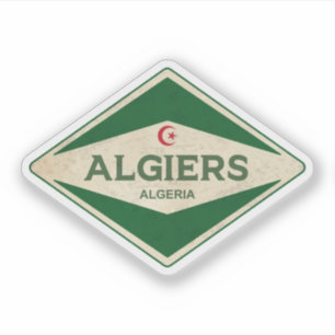 Sticker Alger Algérie Vintage