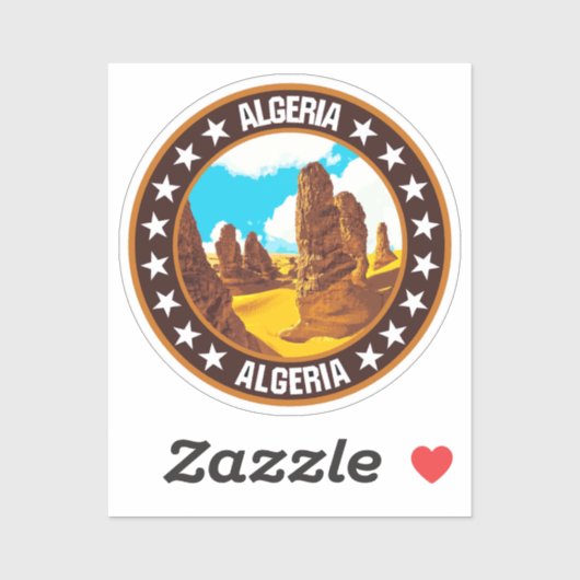 Sticker Algérie (Feuille)