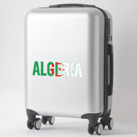 Sticker Algérie, Algérie (Sur valise)