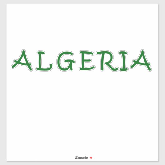 Sticker Algérie, Algérie (Feuille)