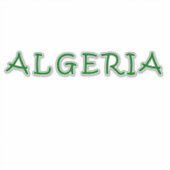 Sticker Algérie, Algérie (Devant)