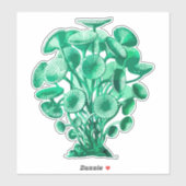 Sticker Algues sous-marines Retro Green (Feuille)