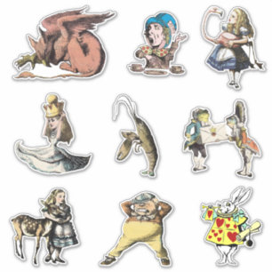 Sticker Alice Au Pays Des Merveilles