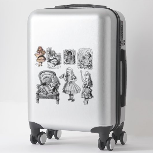 Sticker Alice vintage (Sur valise)