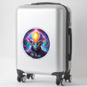 Sticker Alien (Sur valise)