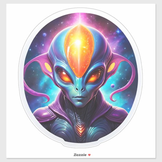 Sticker Alien (Feuille)