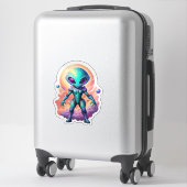 Sticker Alien (Sur valise)
