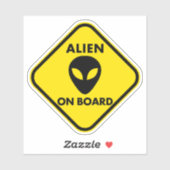 STICKER ALIEN À BORD DES BÂTIMENTS (Feuille)