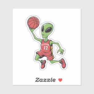 Sticker Alien de basket