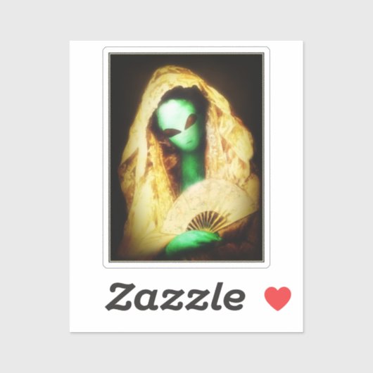 Sticker Alien espagnol Senorita (Feuille)