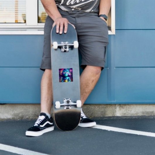 Sticker Alien et ami de l'espace