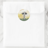 Sticker Alien été paisible (Sac)