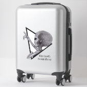Sticker Alien gris, la vérité est là (Sur valise)