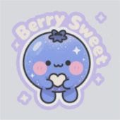 Sticker Alien Kawaii Blueberry | Spa esthétique (Devant)