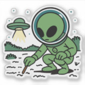 Sticker Alien Melancholy (Devant)