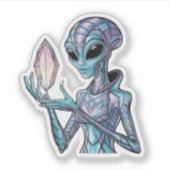 Sticker Alien Mystique (Devant)