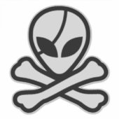 Sticker Alien Pirate (Devant)