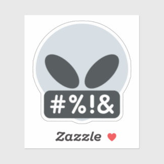 Sticker Alien Salty Space