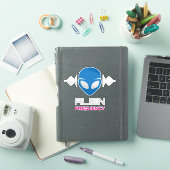 Sticker Alien Signal Cosmic Frequency (Couverture iPad)