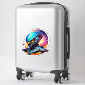 Sticker Alien spatial (Sur valise)