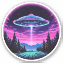 Alien vaisseau spatial rétro futuriste