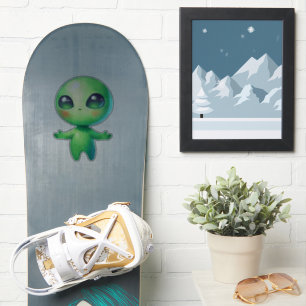 Sticker Alien vert