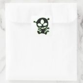 Sticker Alien vert brillant (Sac)